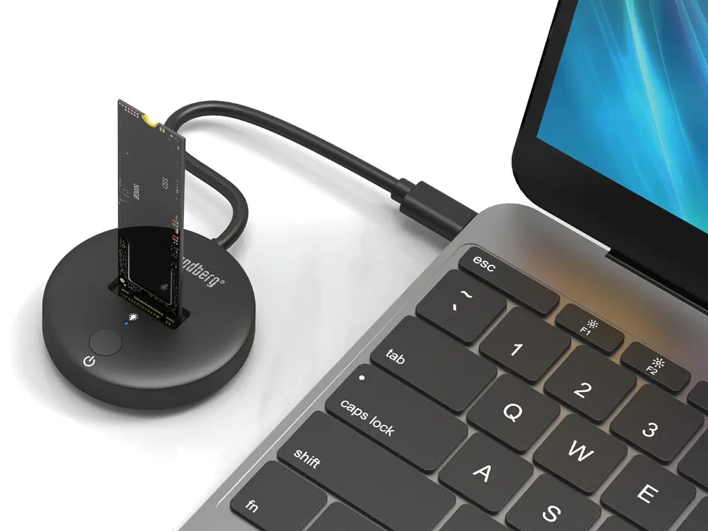 Док-станція USB3.2 Type-C -SSD M.2, NVMe, M Key Sandberg (136-47) - фото 6