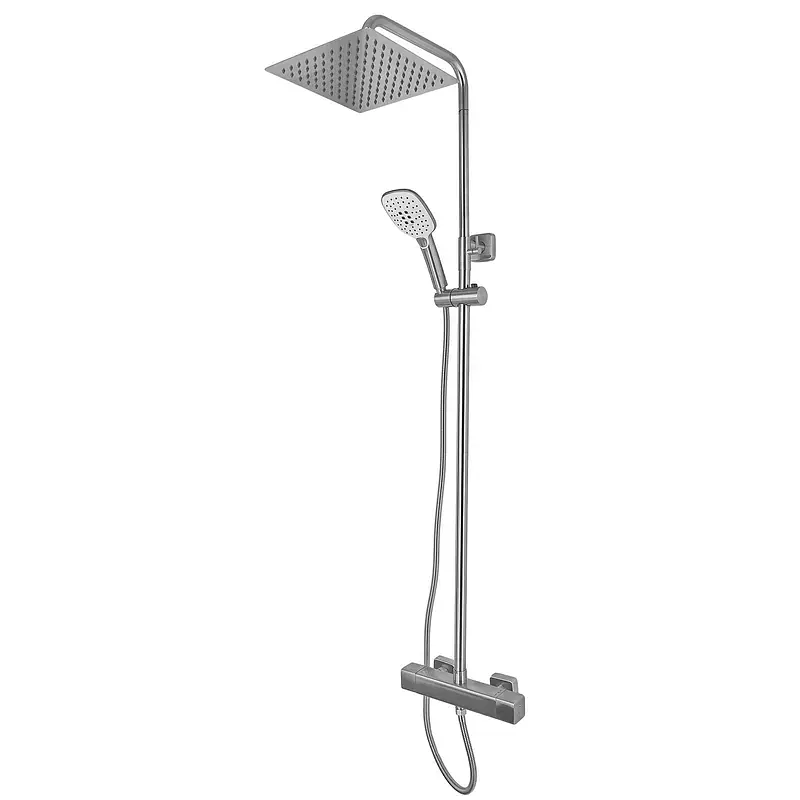Душова система з термостатом Koer KI-53017-02 2 функції KR5547, Нержавіюча сталь