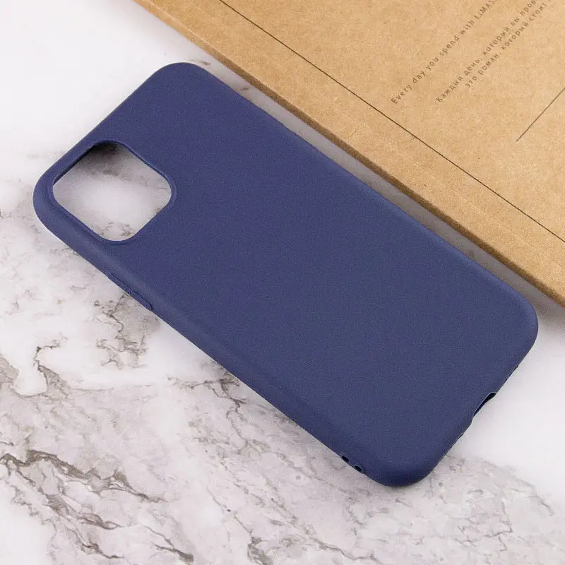 Силіконовий чохол Candy для Apple iPhone 14 Pro (6.1) Синій - фото 4