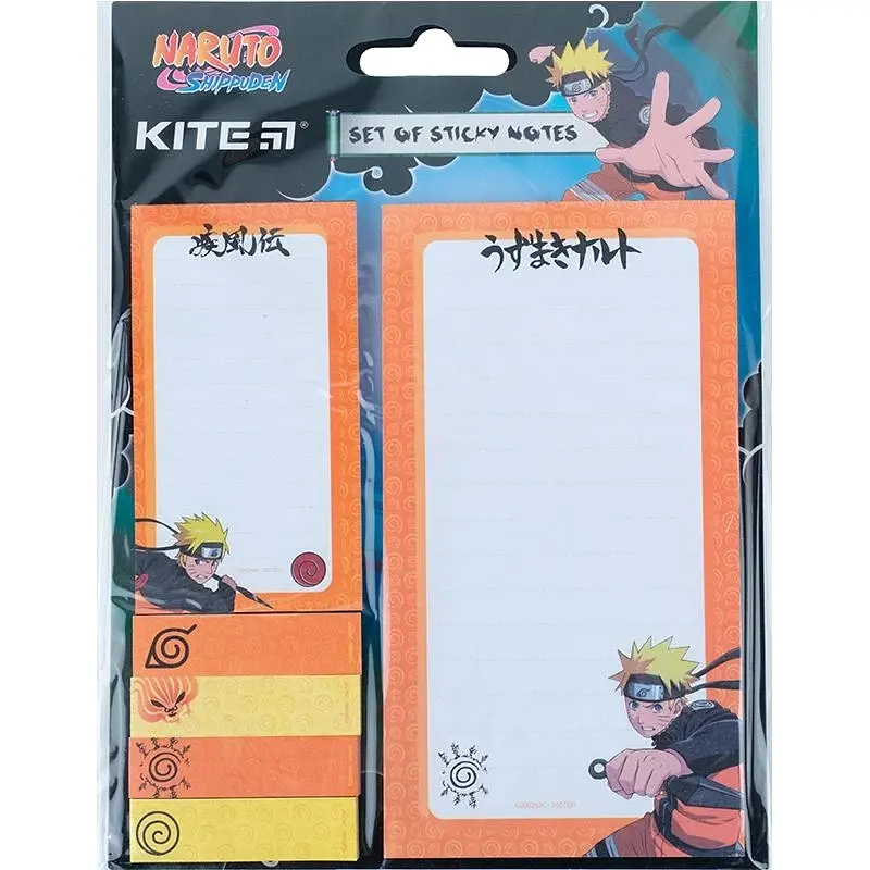 Блок паперу з клейким шаром Kite Naruto набір (NR23-299-1) - фото 2