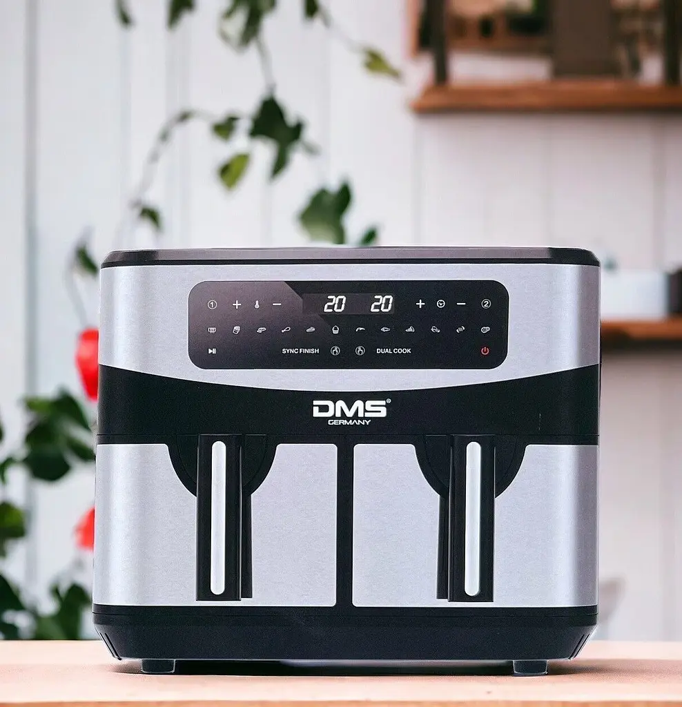 Аерофритюрка двокамерна DMS HF-11S Duo 2400 Вт 11 л - фото 3