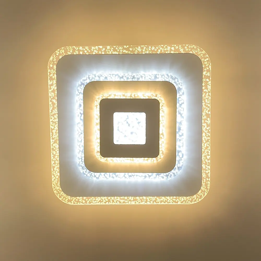 Светильник LED с прозрачным акриловым рассеивателем Line F 20х20 см Арт. 2234-200 Q WT - фото 3