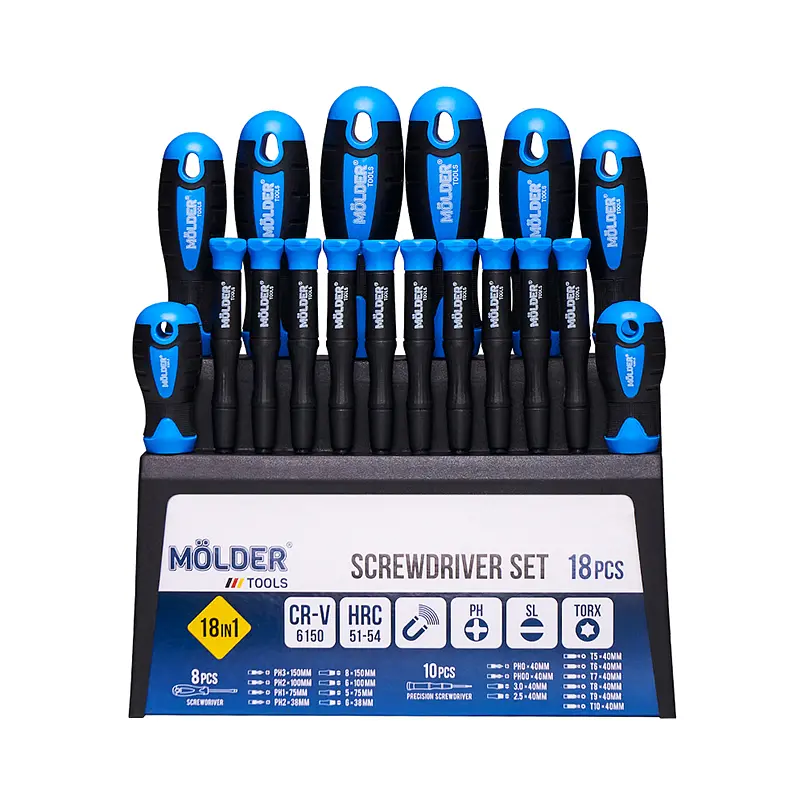 Набір викруток Molder 18шт(MT32218)