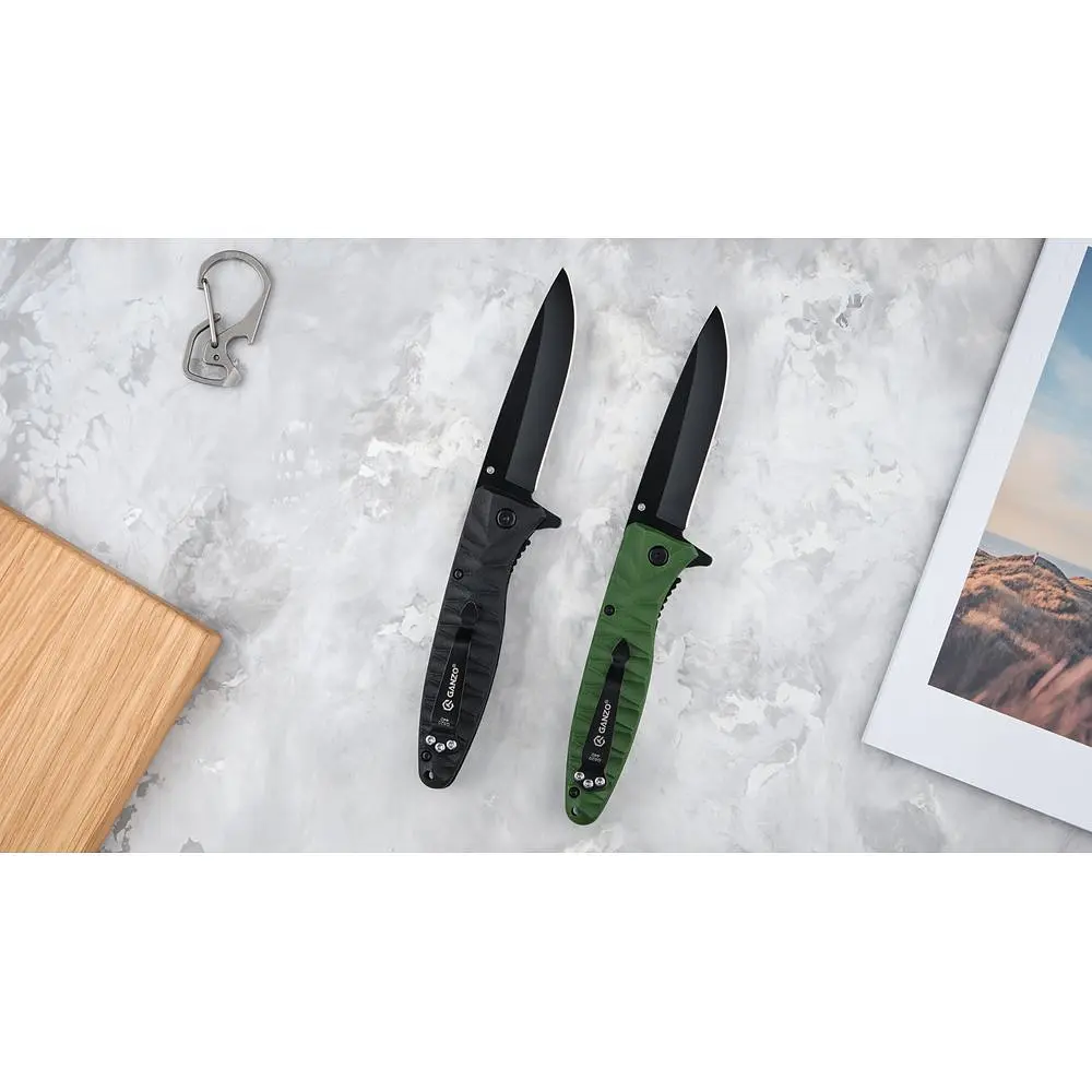 Ніж складаний Ganzo G620b-1 чорний - фото 6