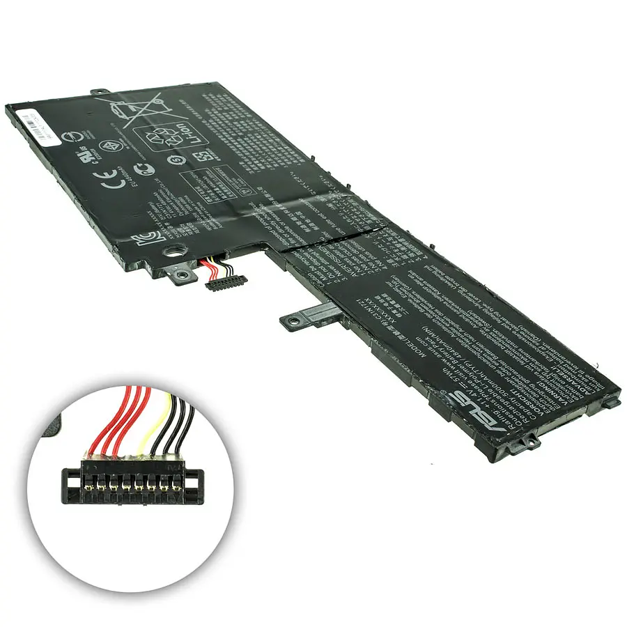 Батарея для ноутбука Asus C31N1721 (EeeBook E406SA, E406MA) 11.4V 5000 mAh 56Wh Black (0B200-02830100) - фото 2