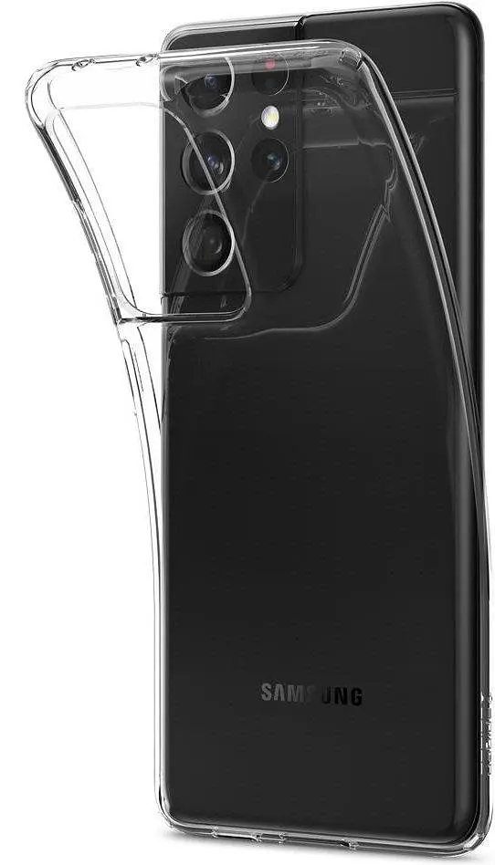 Чохол прозорий протиударний Spigen Liquid Crystal ACS02348 для Samsung Galaxy S21 Ultra (6.8")