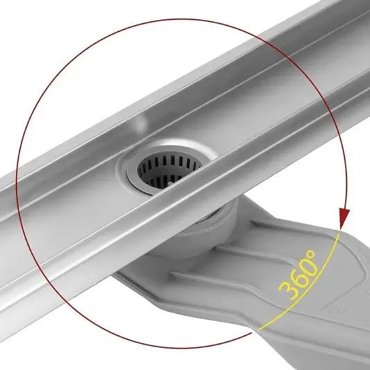 Трап для душу Rea Neox 70 Superflow brushed steel 2в1 REA-G2706 - фото 2