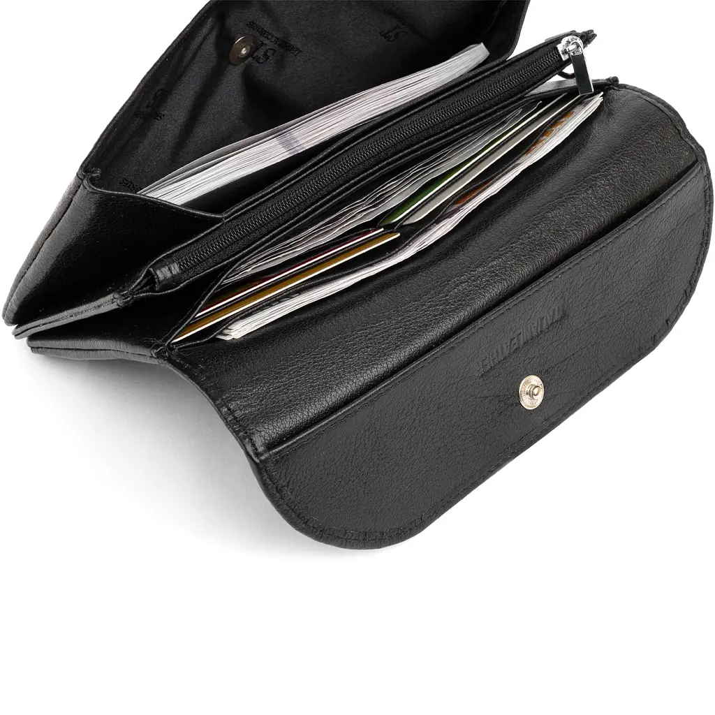 Женский кожаный кошелек-клатч ST Leather 19х9.5х2.5 см acs0015831 - фото 6