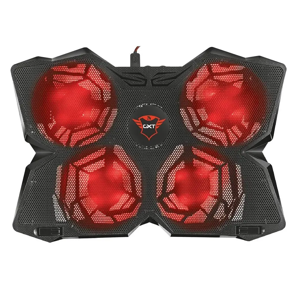 Підставка для ноутбука Trust GXT278 Yozu Cooling Red LED 17.3" Black (20817_TRUST) - фото 2