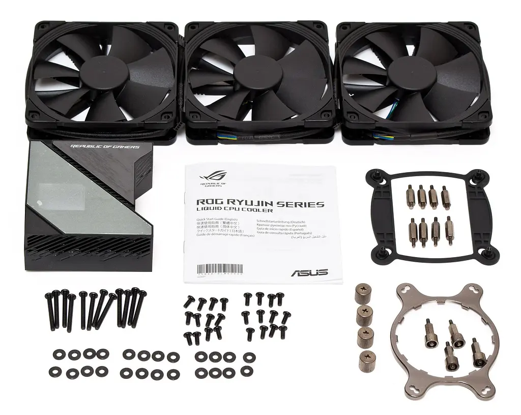 СВО ASUS ROG Ryujin 3x12 В0mm Aura OLED (90RC0020-M0UAY0) - фото 10
