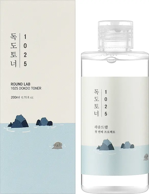 Тонер для обличчя Round Lab 1025 Dokdo Toner з ефектом пілінгу 200 мл - фото 2