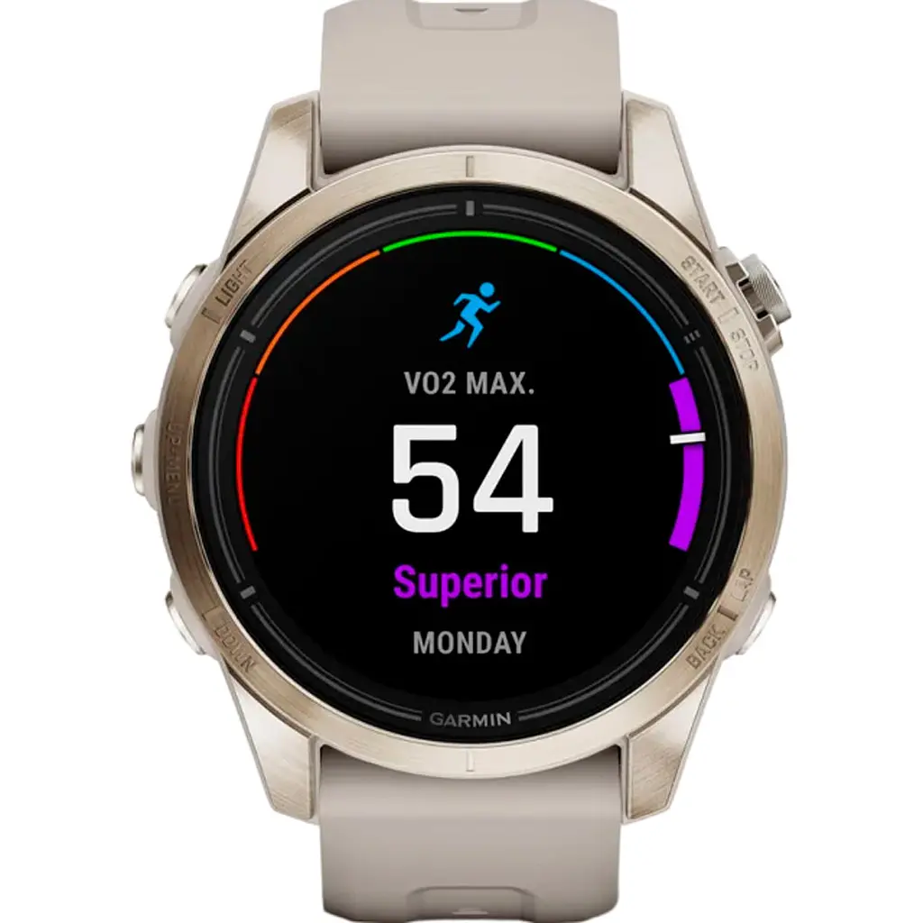 Смарт-часы Garmin Epix Pro [Gen 2] Sapphire Edition 42mm Soft Gold with Light Sand Band [010-02802-10] [86536] - фото 5