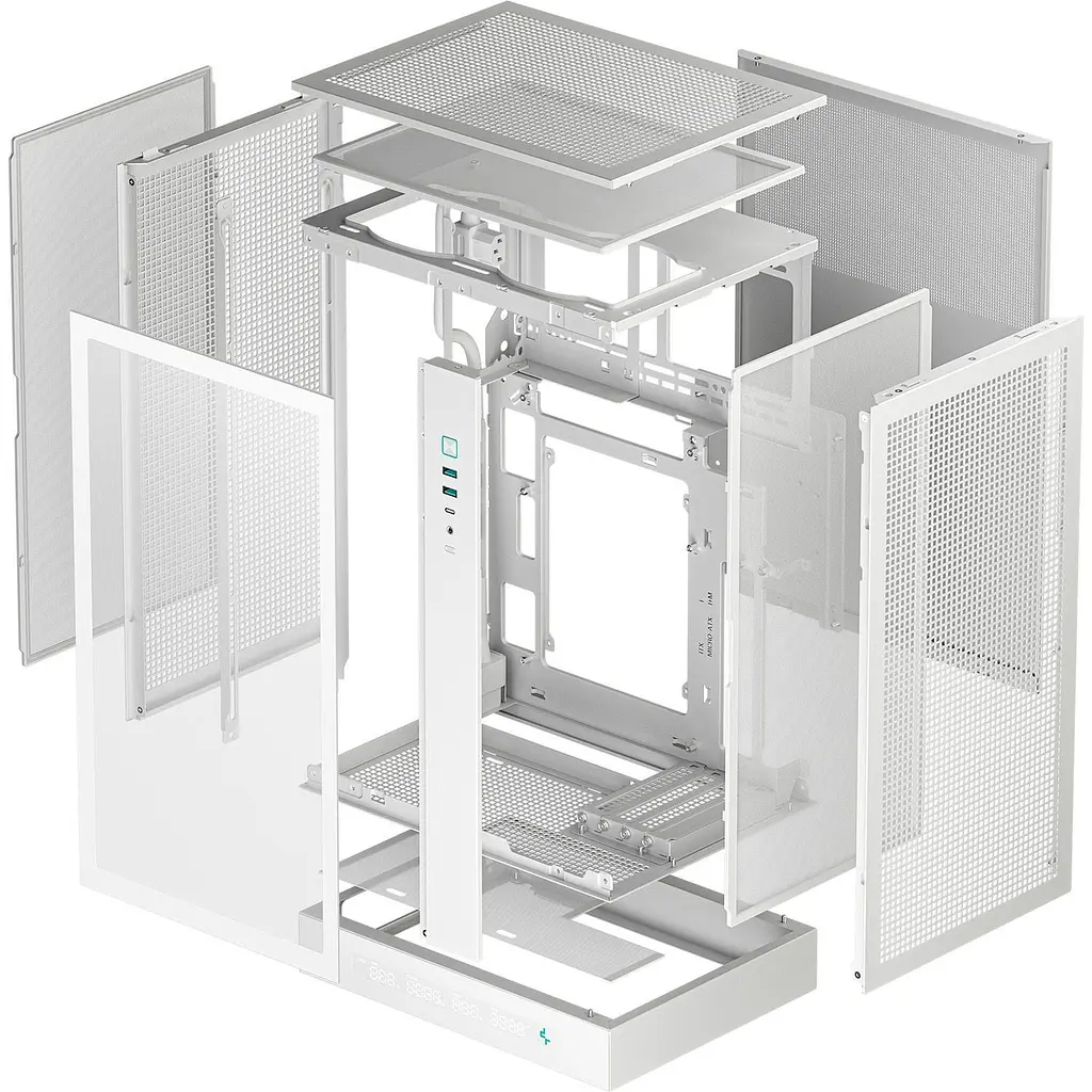 Корпус Deepcool CH270 Digital White (R-CH270-WHNDM0-G-1) [146733] - фото 10