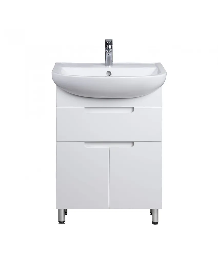 Тумба Мойдодир Тетріс 60 з умивальником Arteco 60 Білий - фото 8