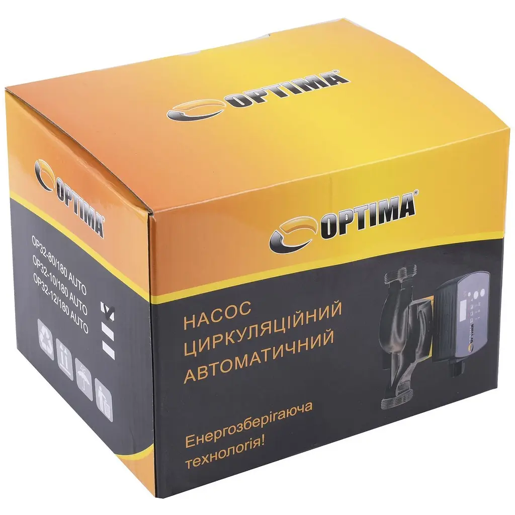 Насос циркуляційний енергоощадний  Optima OP32-80AUTO 180 мм + гайки - фото 6