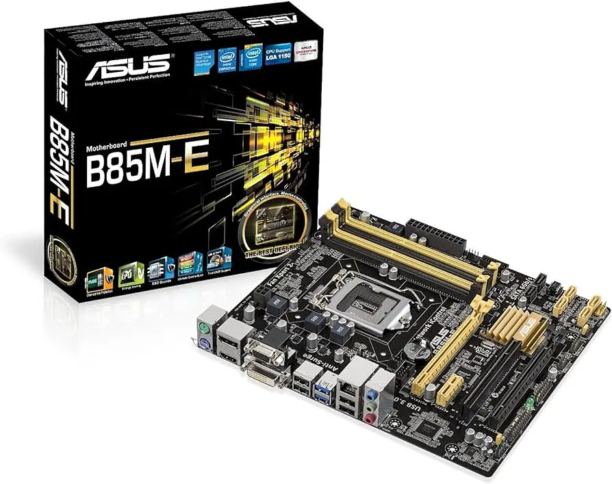 Материнська плата Asus B85M-E LGA 1150 (B85M-E) Б/В - фото 3