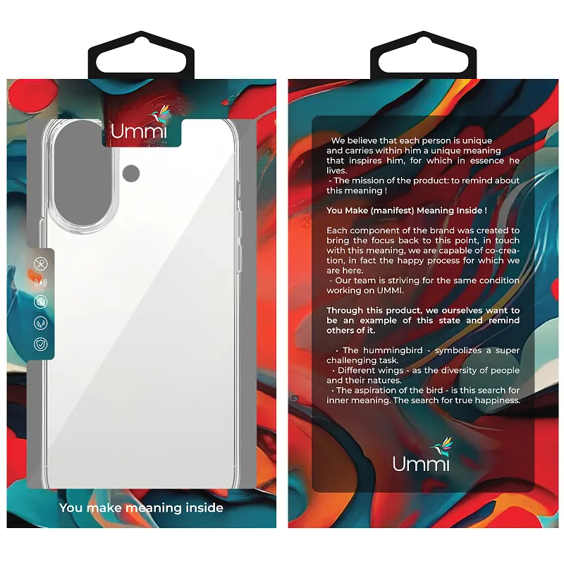 Чохол TPU Ummi transparent для Apple iPhone 16 Plus (6.7") Clear - фото 2