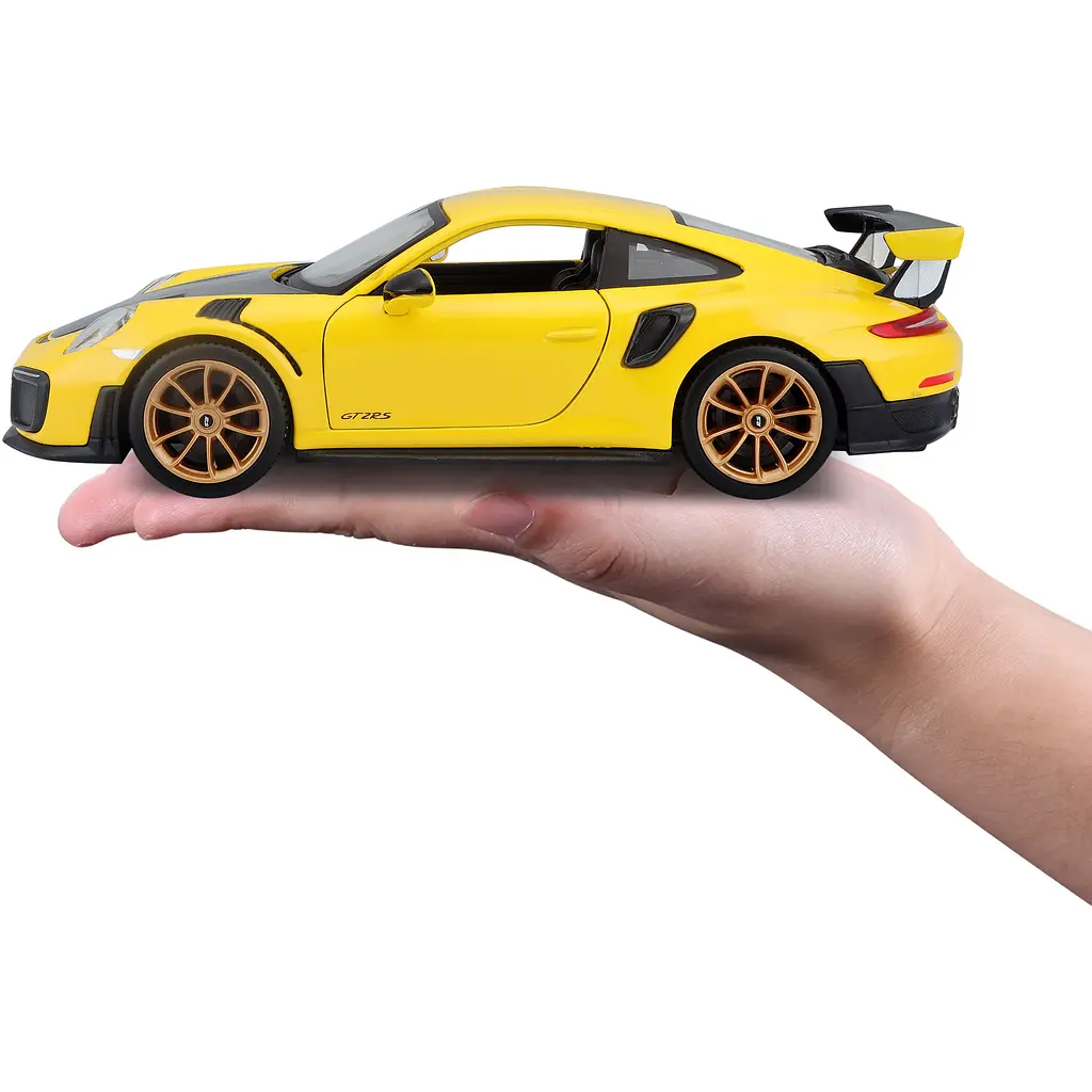 Игровая автомодель Maisto Porsche 911 GT2 RS 1:24 (31523 yellow) - фото 10
