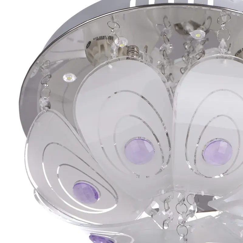 Люстра потолочная Brille торт хрустальная E14 40W CH (BCL-454C/3) - фото 3