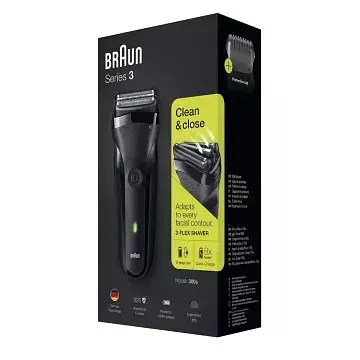 Електробритва BRAUN 300 Series 3 Black - фото 5