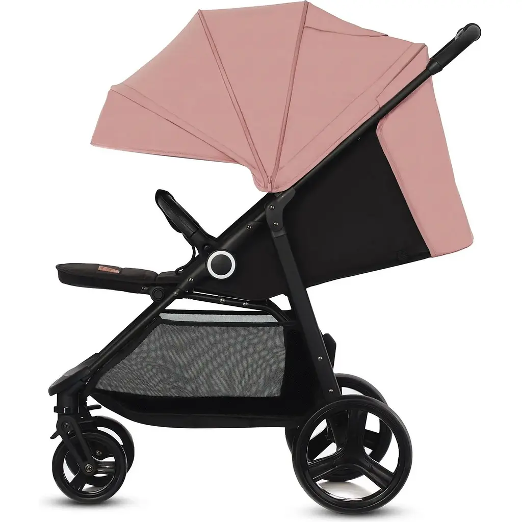 Прогулянкова коляска Kinderkraft Grande Plus рожева (00-00305156) - фото 3
