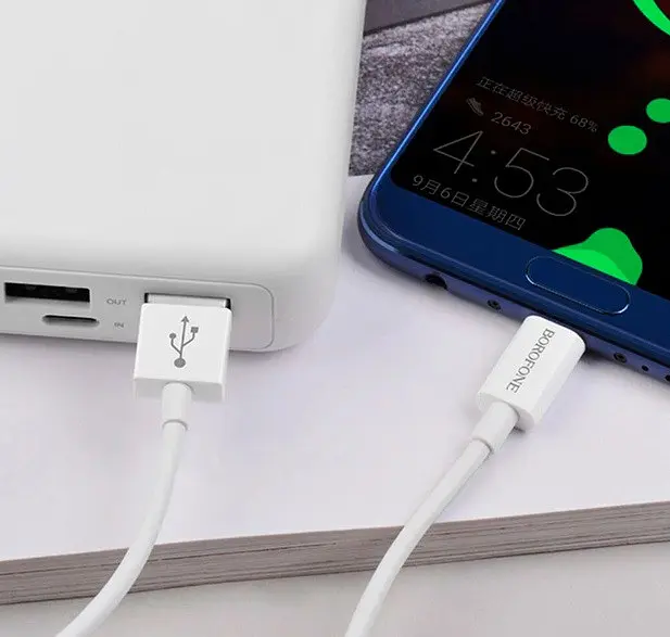 Кабель заряджання Borofone BX22 Bloom USB to Type-C 1м Білий - фото 2