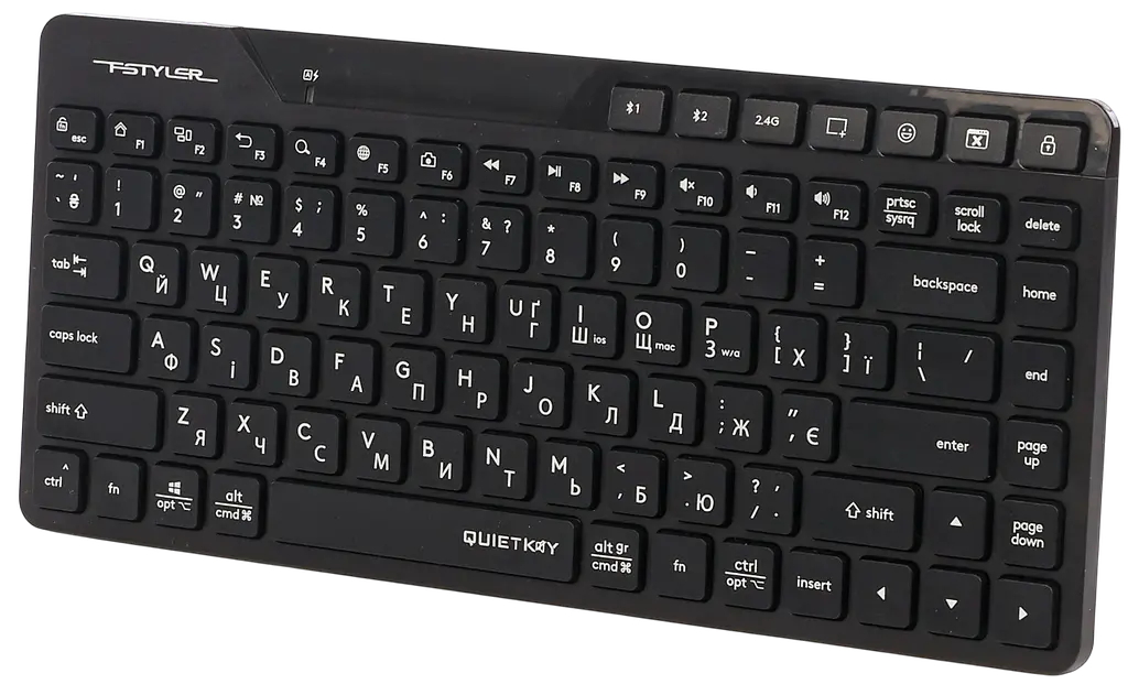 Клавіатура бездротова A4Tech FBK26C AS Black - фото 3