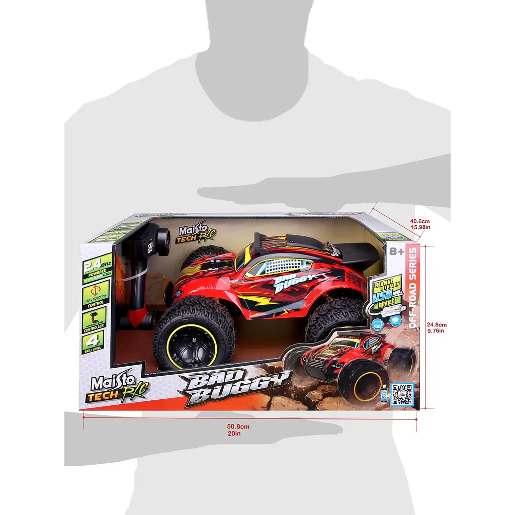 Машинка іграшкова на радіокеруванні Maisto Tech Bad Buggy (81464 red) - фото 17