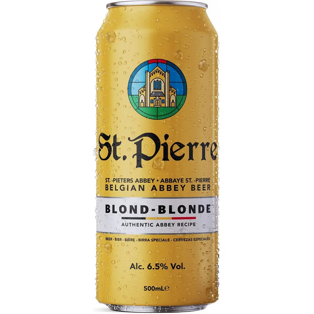 Уцінка. Пиво St.Pierre Blonde світле 6.5% 0.5 л з/б