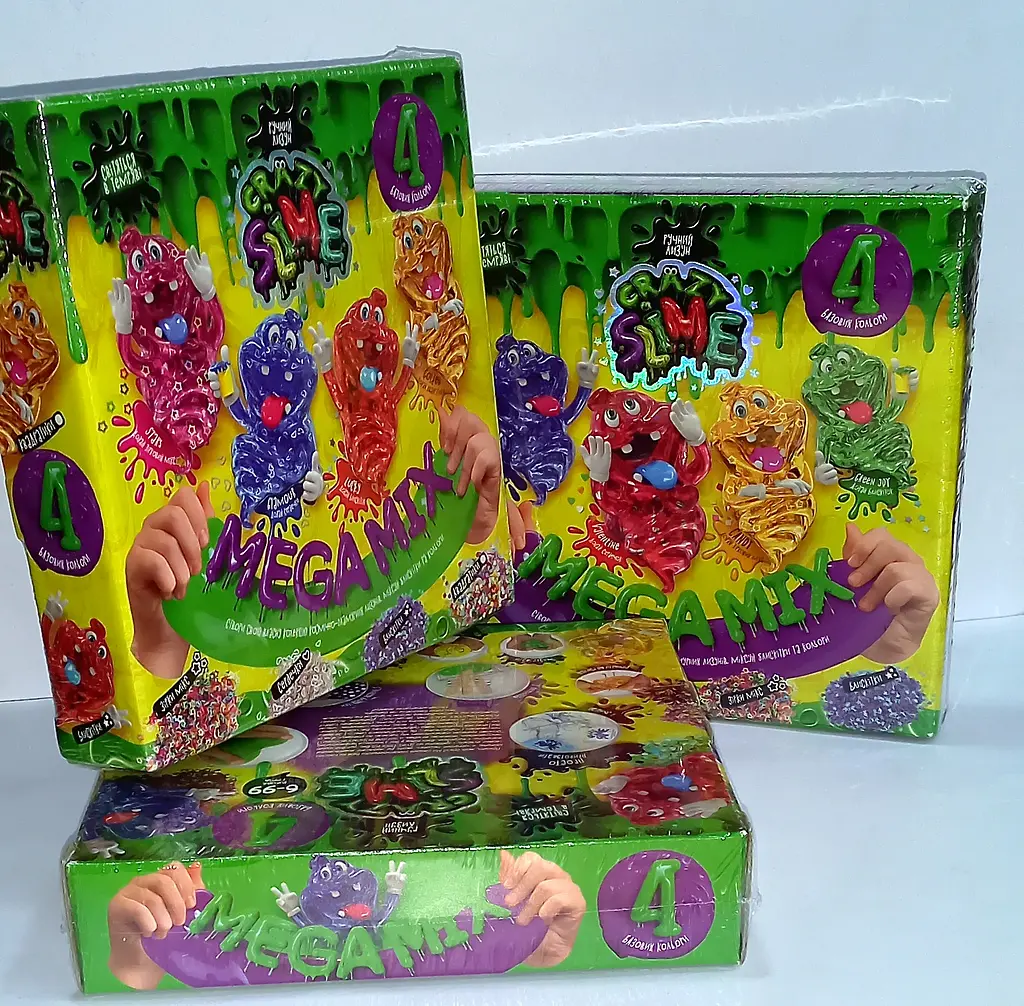 Детский набор для проведения опытов "Crazy Slime 4в1" SLM-03-01U Danko Toys Микс - фото 3