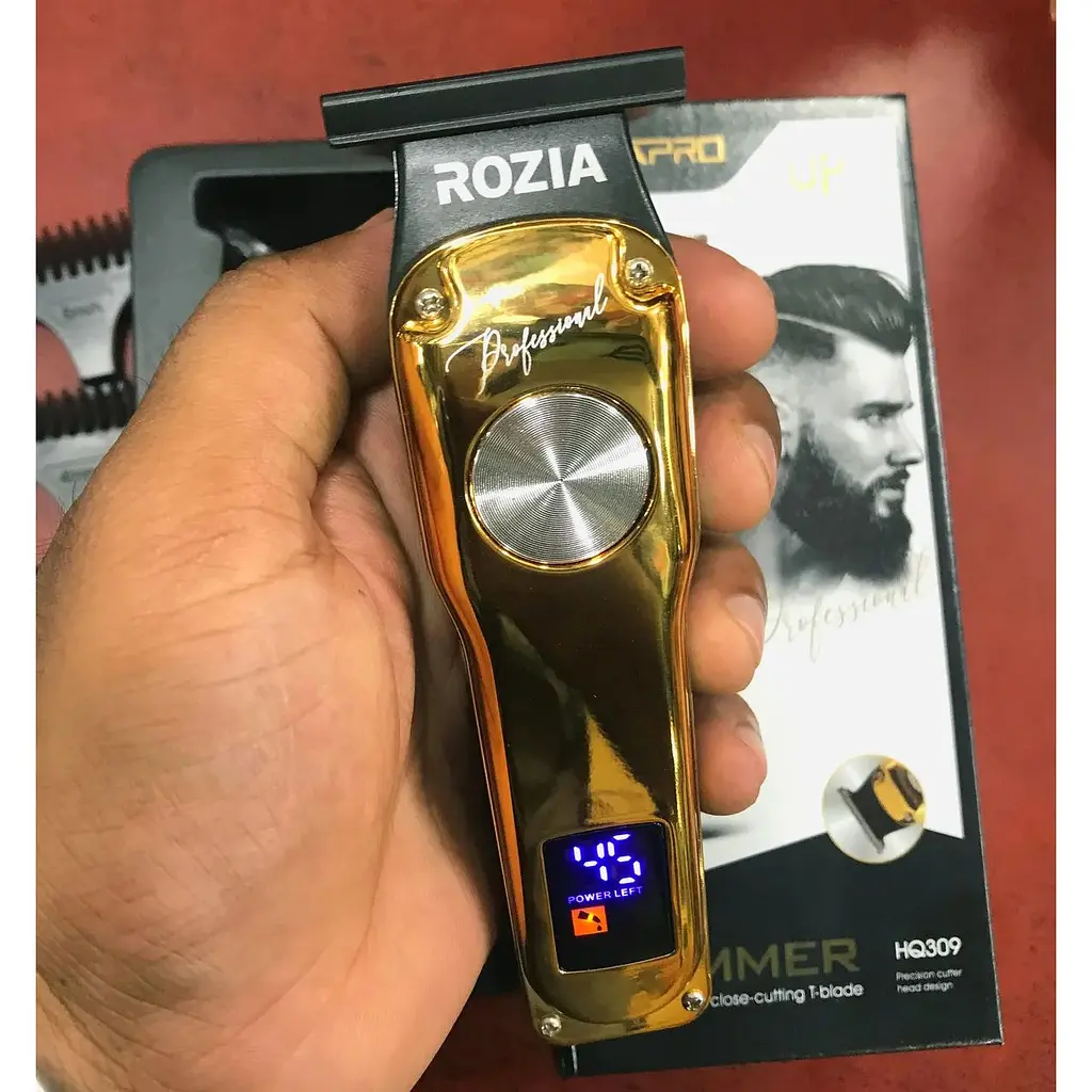 Професійна бездротова машинка для стриження волосся Rozia Pro HQ-309 машинка для волосся бороди - фото 6