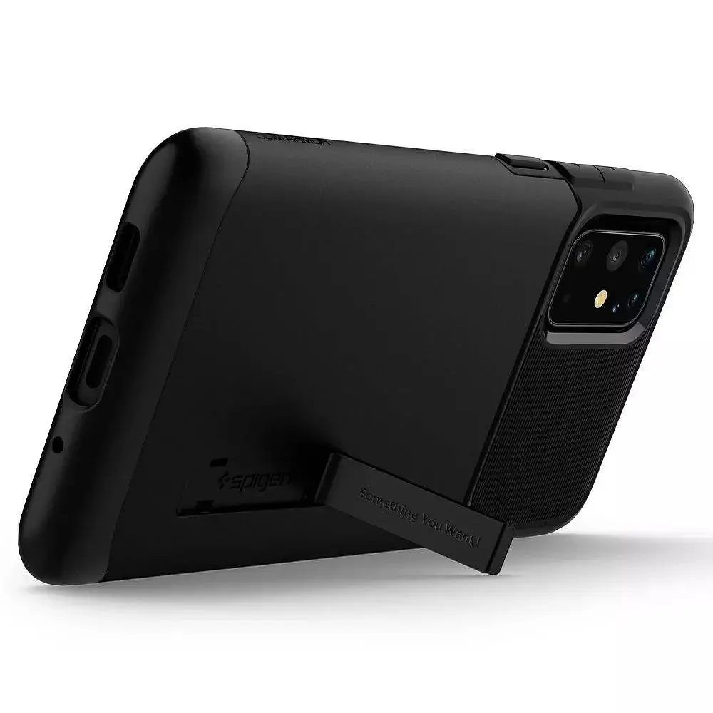 Чохол протиударний із підставкою Spigen Slim Armor ACS00648 для Samsung Galaxy S20 Plus (6.7") Black - фото 2