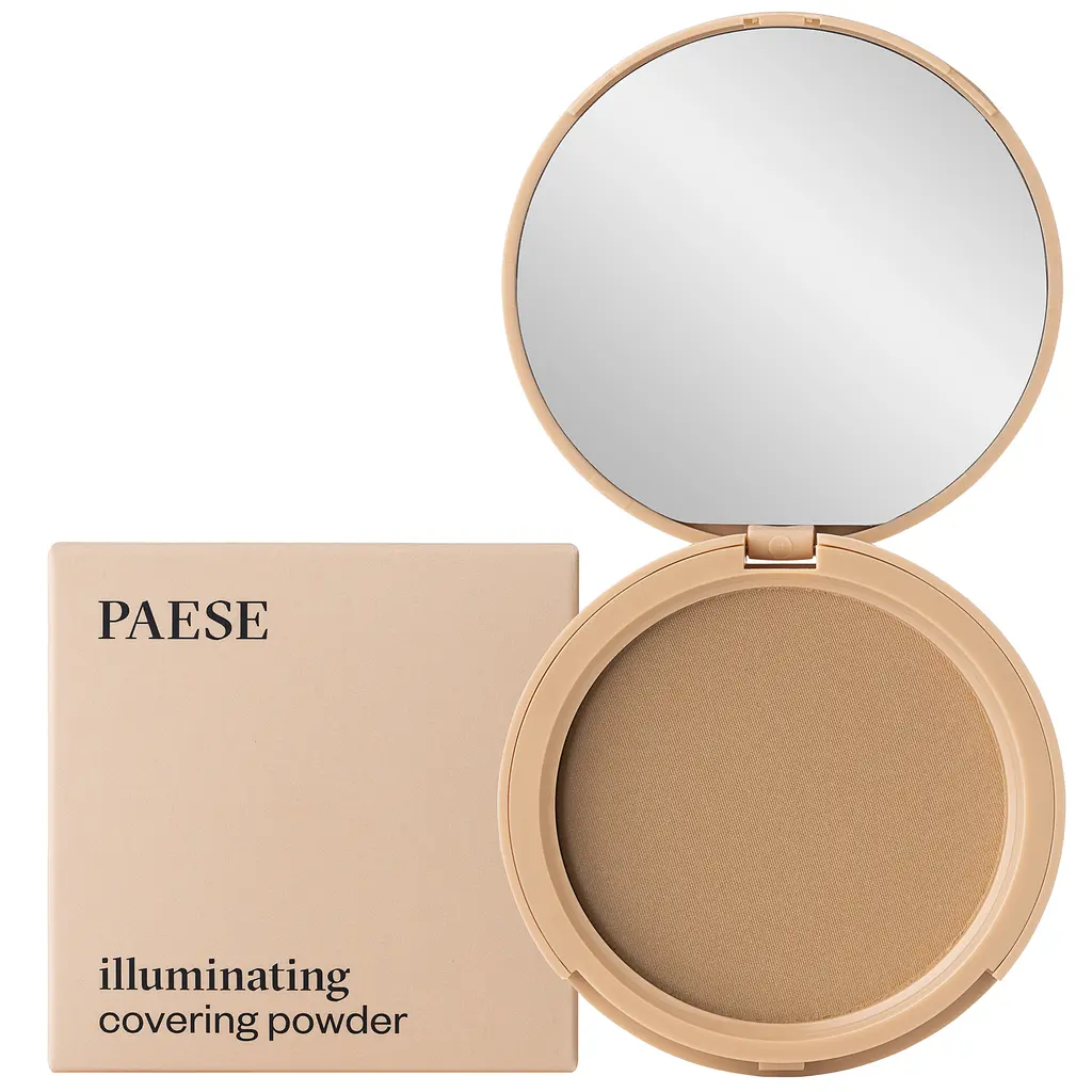 Пудра компактная Paese Illuminating Covering Powder тонирующая со светоотражающими частицами тон 2C (Natural) 9 г - фото 2