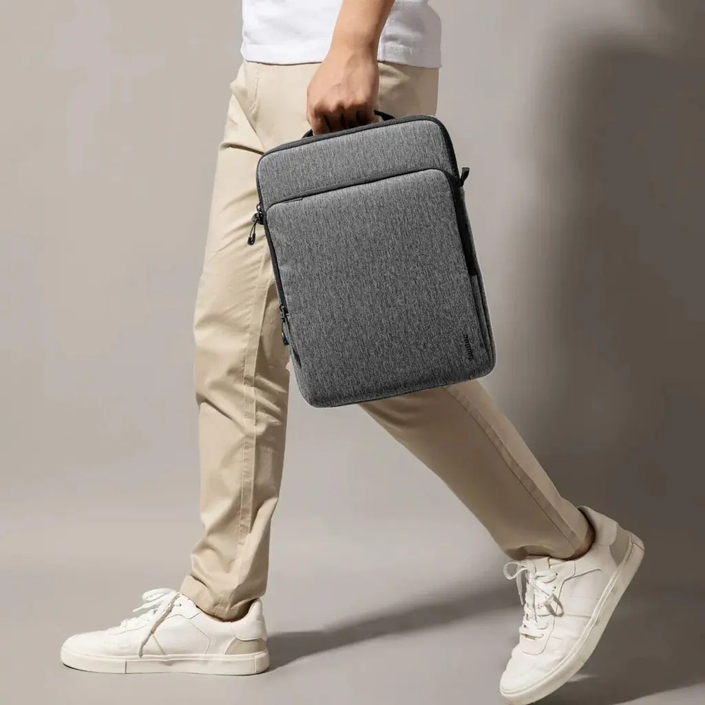 Сумка для ноутбука Tomtoc DefenderACE-A03 Laptop Shoulder Bag Grey 16 Inch A03F2G3 - фото 5