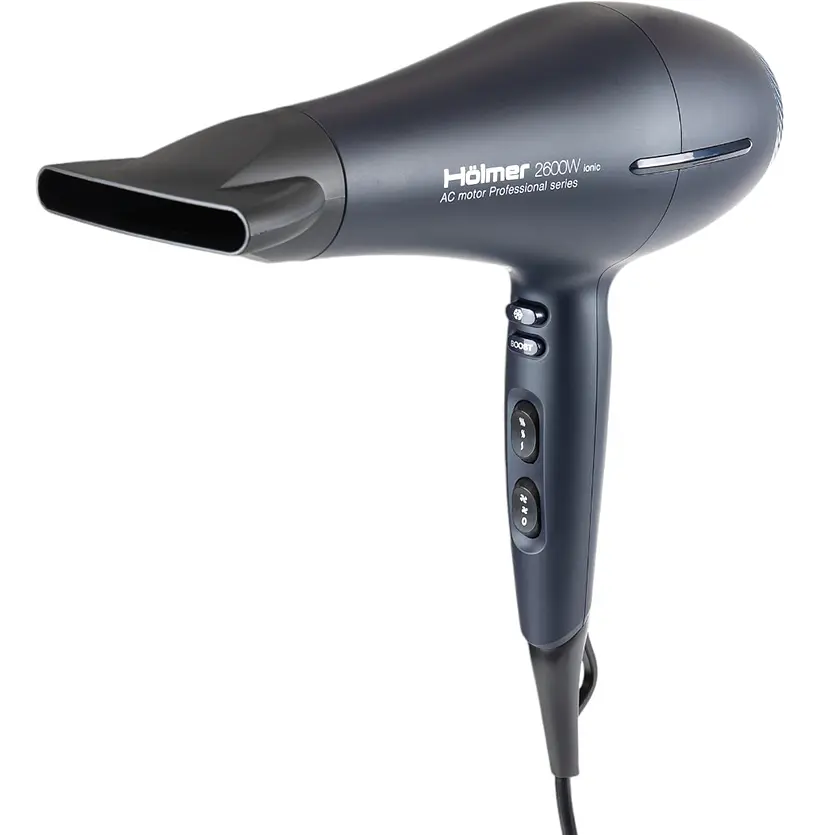Фен для волос Holmer HHD-260I PRO синий (HHD-260I PRO ionic AC motor) - фото 5