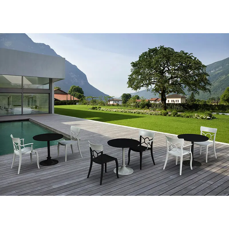 Стілець Papatya Opera-S чорний з сірим (389761) - фото 4