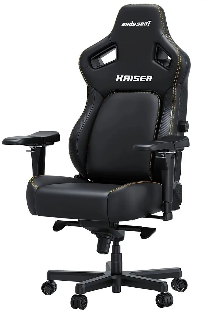 Ігрове крісло Anda Seat Kaiser 4 Size XL Black Premium PVC (AD12YDDC-XLL-20-B-PV/C) - фото 4