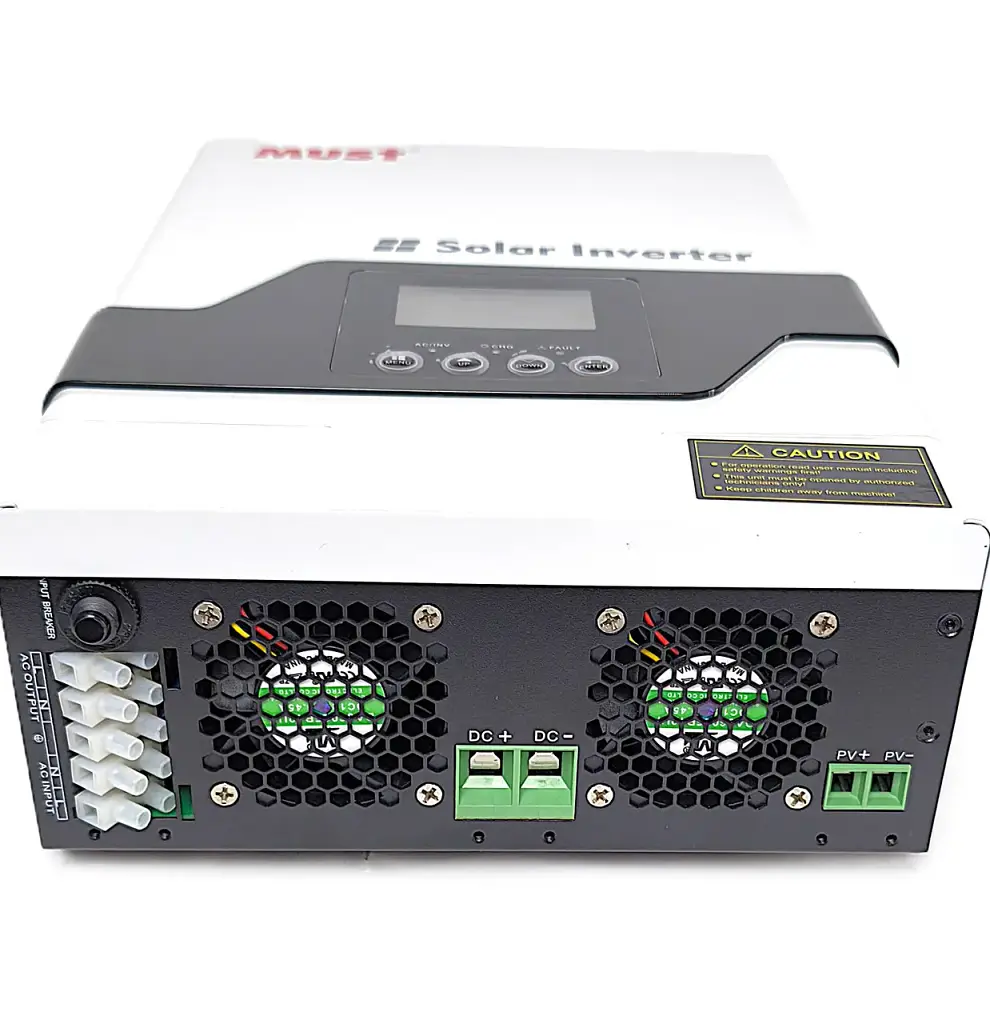 Инвертор гибридный Must PV18-1012 VPM 1000W 12V MPPT 60A 15-105V чистая синусоида 230V 50Hz IP20 AC заряд 20A - фото 5