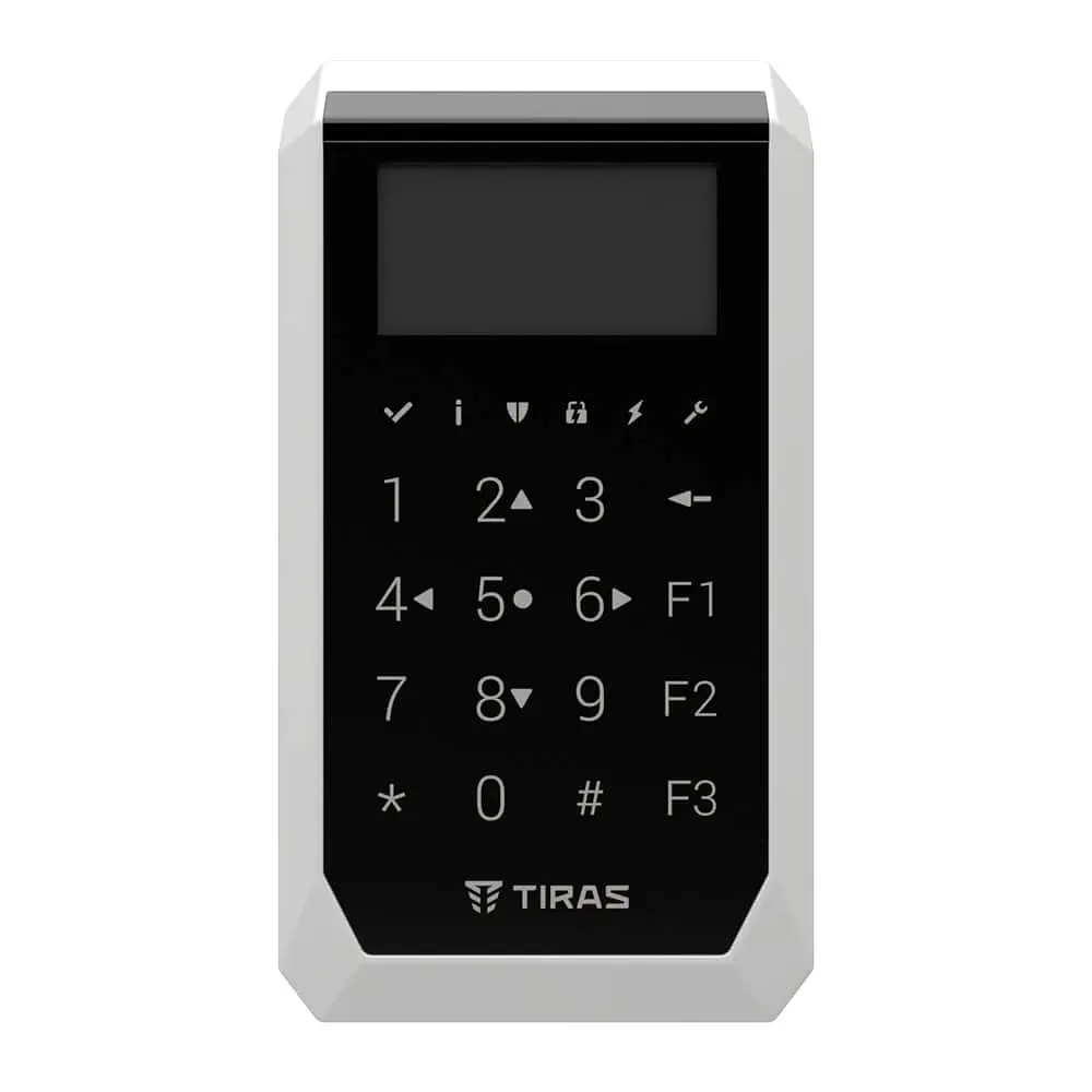 Клавіатура Tiras K-PAD OLED+ Black з OLED-дисплеєм та вбудованим зчитувачем NFC/Mifare (21-00068) - фото 4