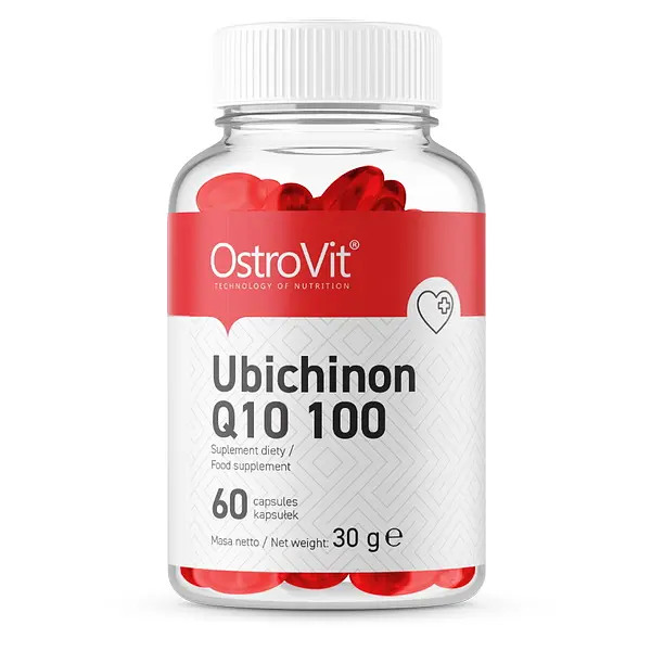 Натуральна добавка OstroVit Ubichinon Q10 100, 60 капсул
