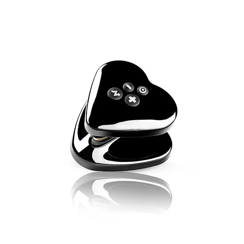 Вібратор для клітора з електростимуляцією Mystim Heart's Desire Black Edition - фото 5