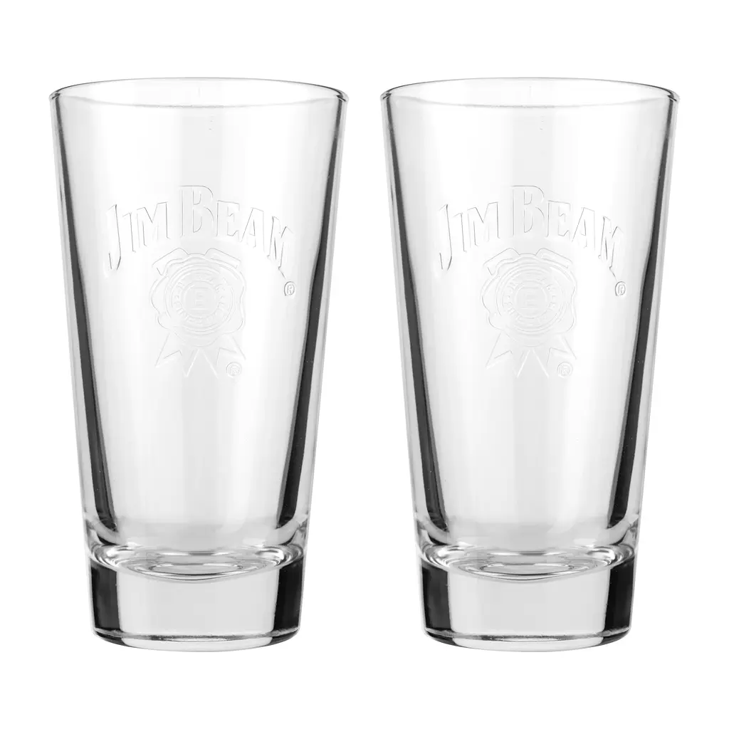 Виски Jim Beam White Kentucky Staright Bourbon Whiskey, 40%, 0,7 л + 2 стакана Хайболл - фото 4