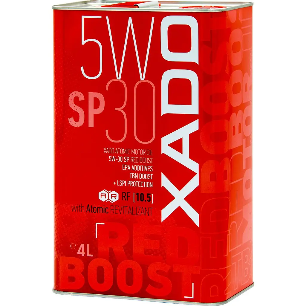 Моторна олива XADO 5W-30 SP Red Boost синтетична 4 л - фото 2