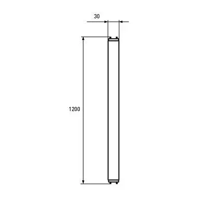 Лампочка Eurolamp T8 скло 18W 6500K (LED-T8-18W/6500(OS)) - фото 3