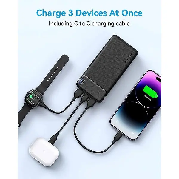 Портативний зарядний пристрій AsperX 20000 mAh 22,5W - фото 7