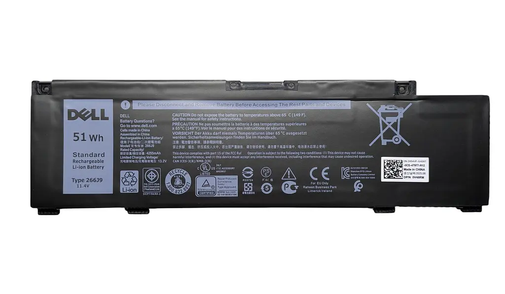 Акумулятор Dell 266J9 для Dell G3 15 3590 / 3500 / 5500 та Inspiron 14 5490