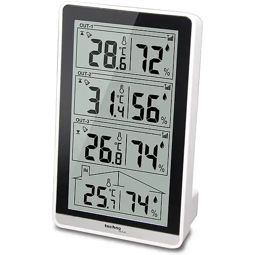 Термогігрометр Technoline WS7060 Black (WS7060) - фото 3