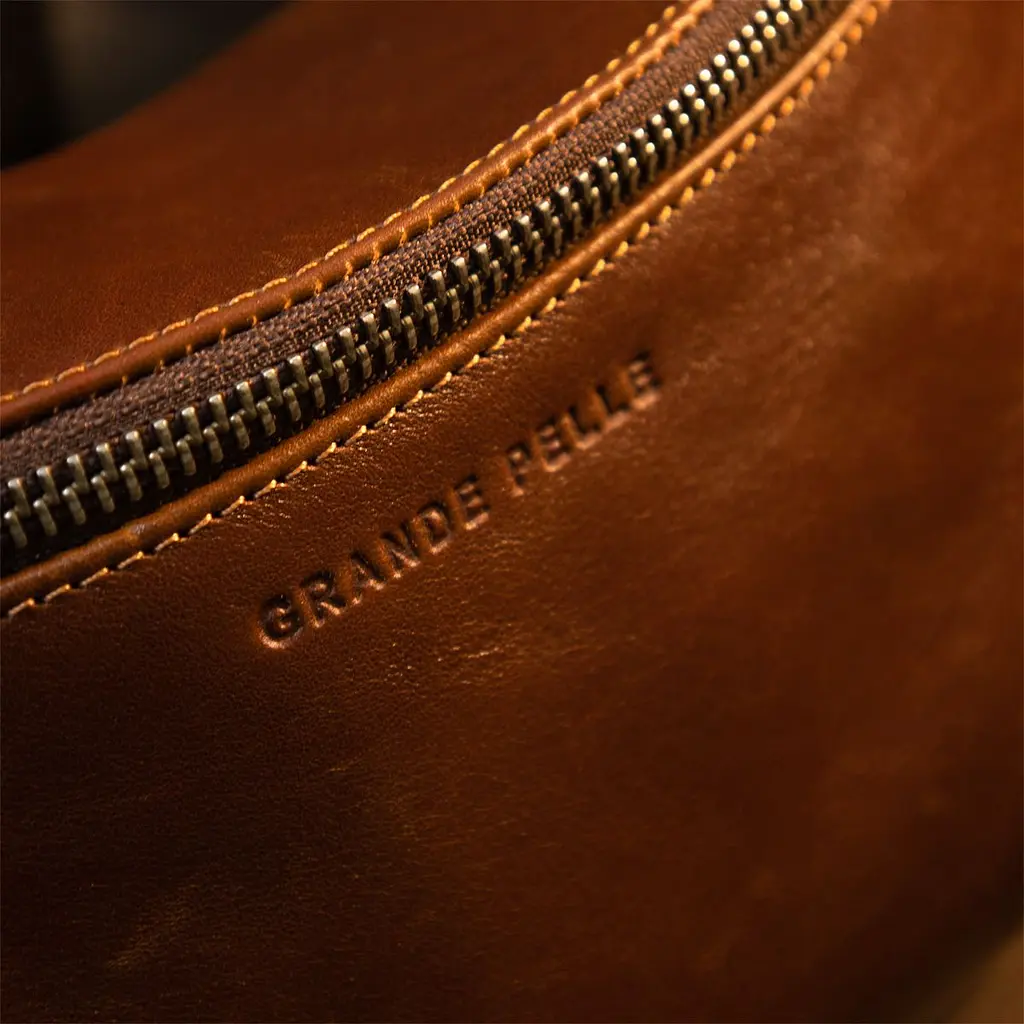 Поясна сумка Grande Pelle 11315 руда - фото 4