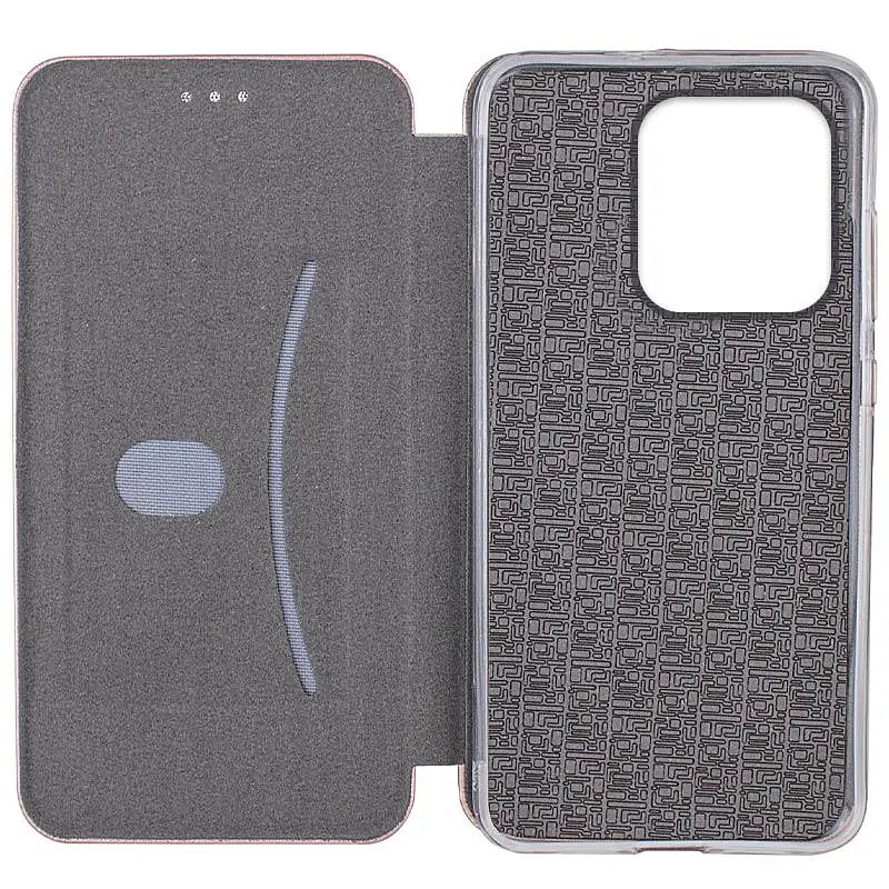 Шкіряний чохол-книжка Classy для Motorola Moto G15 4G Золотий - фото 3