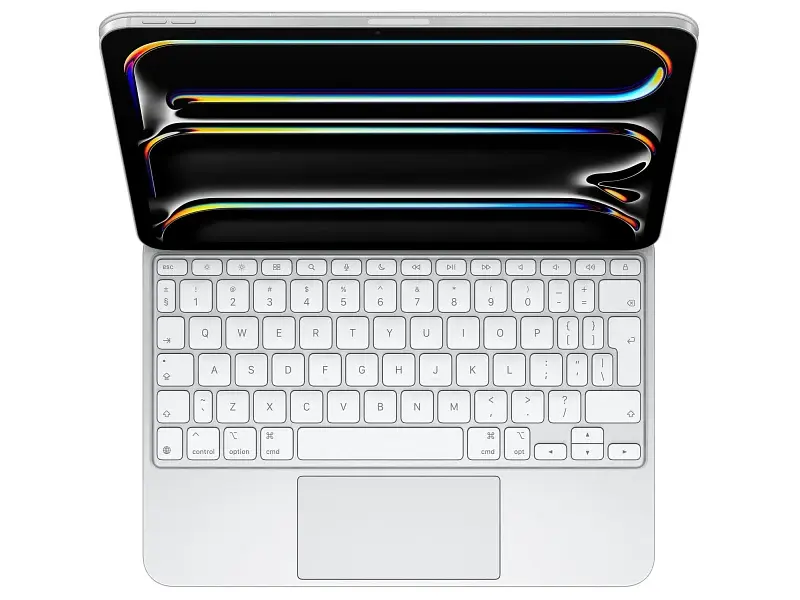 Чохол-клавіатура для планшета Apple Magic Keyboard for iPad Pro 11 (M4) - White (MWR03) - фото 2